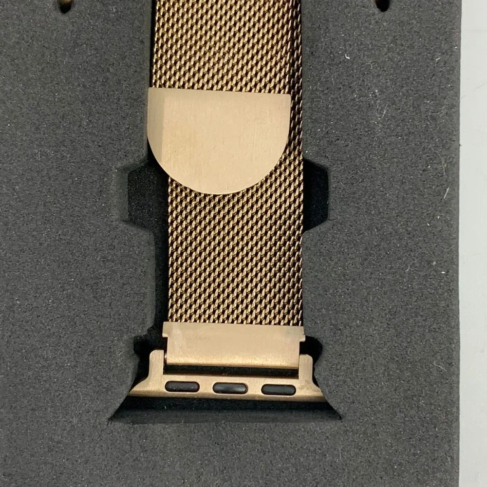 Posh Tech Apple Watch Band Infinity Metal Mesh Strap Fits All‎ Sizes Gold